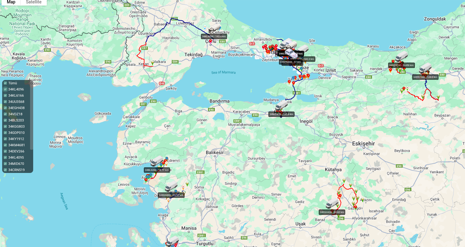 Petrotim Tank Temizliği Araç Takibi